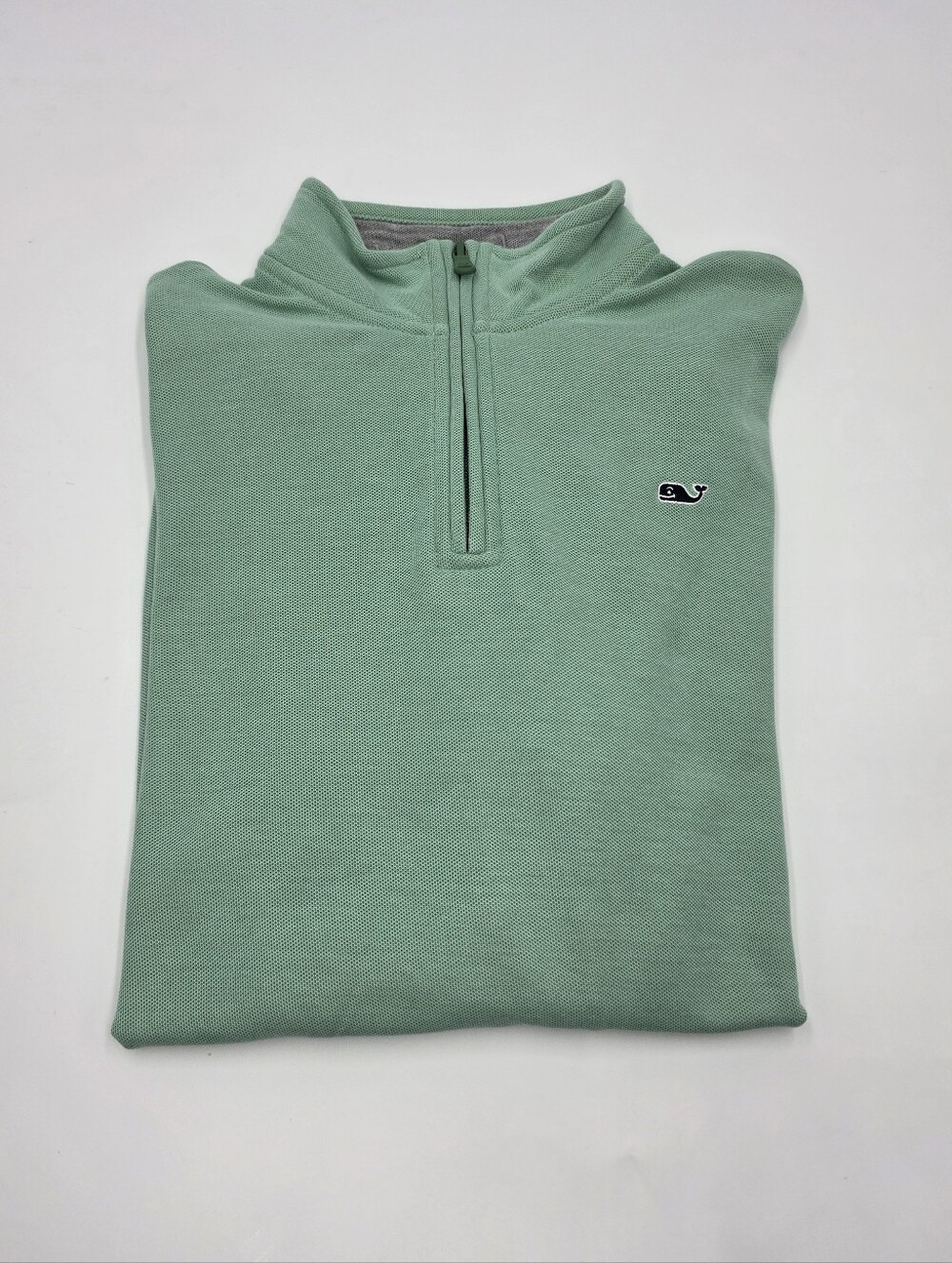 Vineyard Vines boys' green Saltwater 1/4 zip pullover size XL